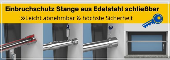 Fenstergitter – sichtbarer Einbruchschutz - Sicherheitsgitter für