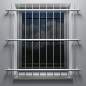 Preview: Fenstergitter aus Edelstahl vor der Fensterlaibung Preview: Fenstergitter aus Edelstahl vor der Fensterlaibung