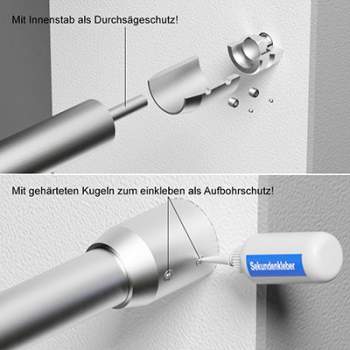 Fenstergitter aus Edelstahl Rundrohr ø 26,9 mm, Befestigung in der Fensterlaibung. Höhe 1600 - 2300 mm / 4 Gurte