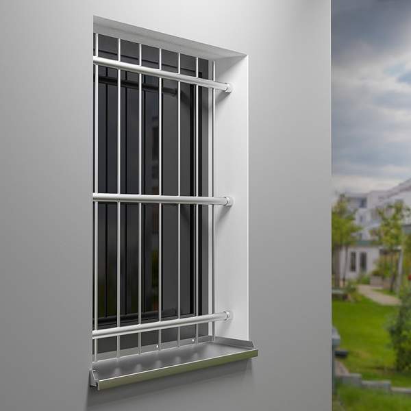 Fenstergitter Seitenansicht Fenstergitter Seitenansicht