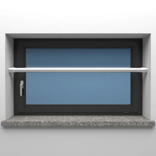 Fenstersicherung Stange rund - ø 33,7 mm / Länge bis 1700mm