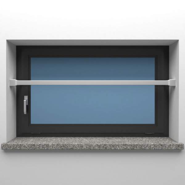 Fenstersicherung Stange rechteckig 50x25x3 mm / Länge 2600 bis 3000mm